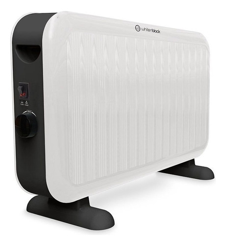 Convector Natural Whitenblack Cnwb01 2000w Color Negro