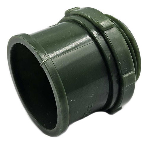 10 Pzs Conector C/ Rosca Conduit Pvc Pesado Verde 1 1/4 PuLG