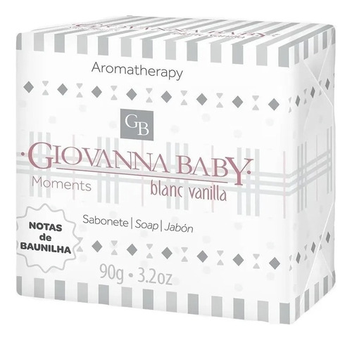 Sabonete Giovanna Baby Moments Vanilla 90g - Com 1 Unidade