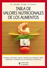 Tabla De Valores Nutricionales De Los Alimentos - Elmadfa...
