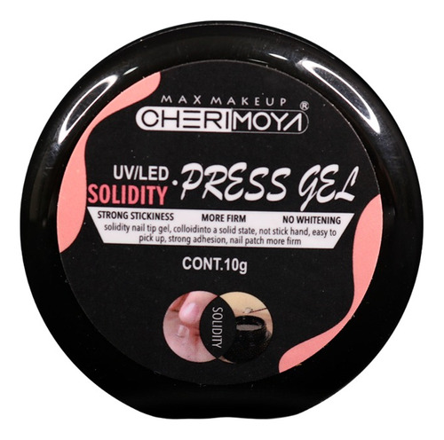 Gel Sólido Cherimoya Press Gel 10g Para Soft Gel X Unidad
