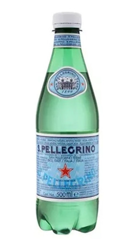 Agua Botella Plastico San Pellegrino Gasificada X500 Italia