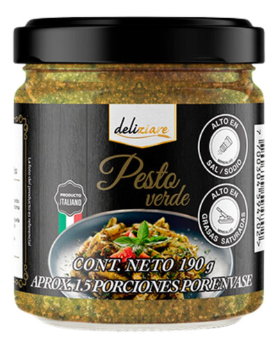 Salsa Pesto Verde Italiana 190g - g a $78