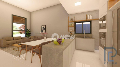 Imagem 7 de 8 de Casa Plana Em Construção Com 3 Dormitórios À Venda, 124 M² Por R$ 550.000 - Paulista - Campo Bom/rs - Ca3945