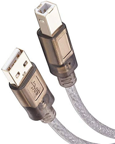 Printer Cable 30ft,2.0 Printer Scanner Cable Cord Usb Type A