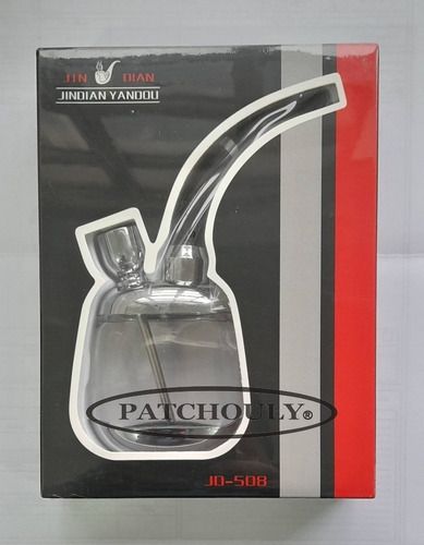 Imagen 2 de 6 de Pipa De Agua Mini 14 Cm Altura Acrílico Metal Portatil Jd508
