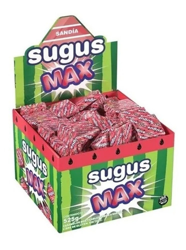 Caramelos Masticables Sandía Sugus Max X 70 U.