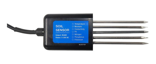 Sensor Suelo Nitrógeno Fósforo Potasio Ph T/h Modbus Rs485