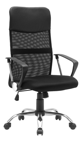 Silla Ejecutiva Ergonómica Malla 121x64x63 Cm Negro