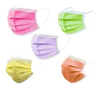 Comprar Mascarillas 3 Pliegues Desechables Niños Mix Colores 4 50un