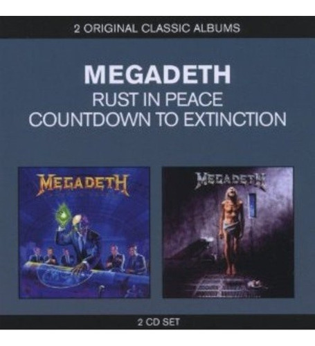 Megadeth Countdown To Extinction/rust In Peace Import