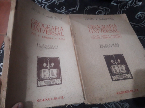 Libro Geografía Universal 2 Tomos Jesús Martínez 