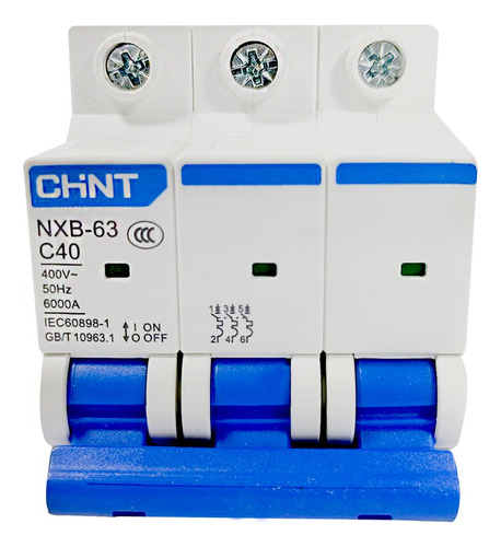  Breaker Chint Electric Nxb-63 40amp 3p