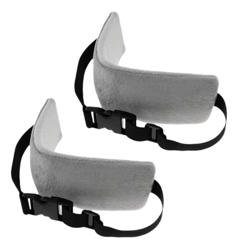 2x Correas De Almohada De Reposapiés Almohada De Gris