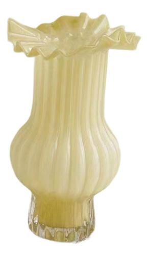 Diseño De Flor De Vidrio De 26 Cm Diseño Plisado