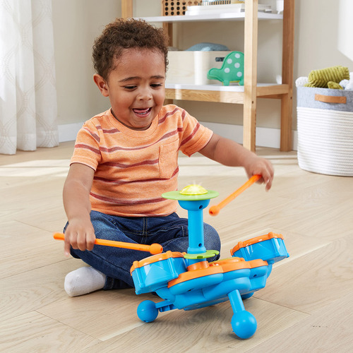Batería Para Niños Kidibeats Color Naranja