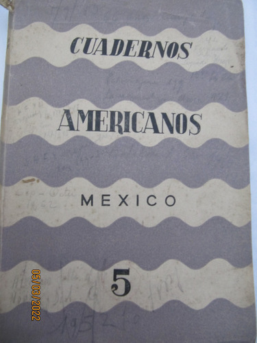 Cuadernos Americanos Nº5  Septiembre Octubre  1952