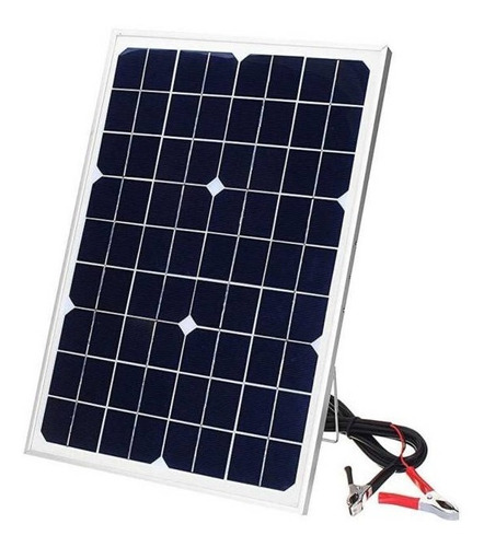 Panel Solar 10 Watts Pinzas 17,5v Vipsp-10w