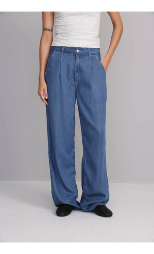 Jean Wide Leg Mujer Sastrero Pinzado Yagmour