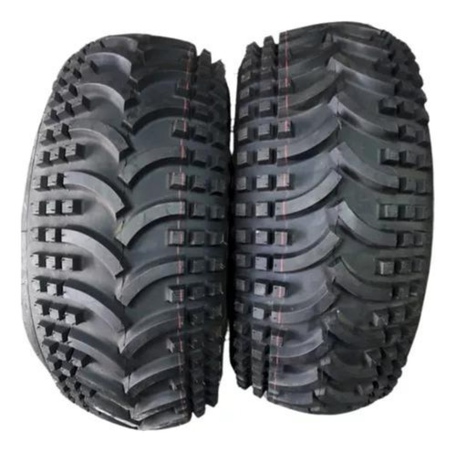 Par De Llantas 25x10-12 Duro Hf-243 Uso Sin Cámara 2pr