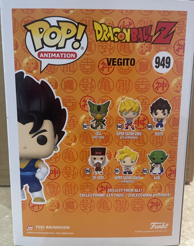 Funko Pop! #949 Dragon Ball Z Vegito Metalico Gamestop (Usado)