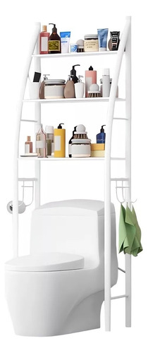 Estanteria Rack Blanco Sobre Inodoro Sophia Home 