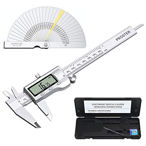 Digitales Vernier 6inch 150mm 32 Galgas De Espesores Ma...