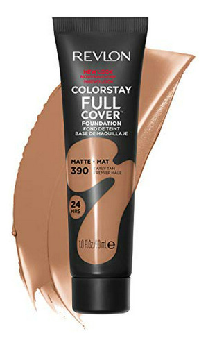 Revlon Colorstay Full Cover Base Mate De Larga Duración, Maq