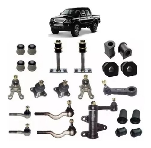 Kit Suspensão Dianteira L200 Pajero Sport Outdoor 24 Peças