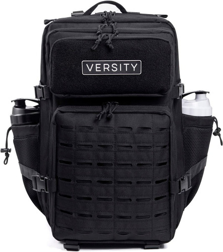 Mochila Tática P/ Acampamento Versity 45l Resistente A Água Cor Preto