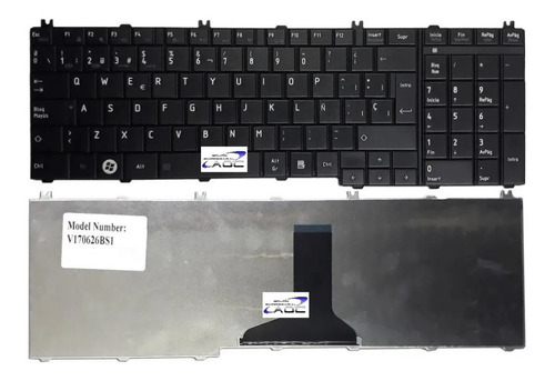 Teclado Toshiba Satellite L750d L755 L755d L770 L775 Español