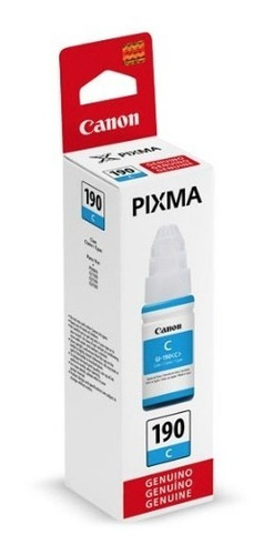 Botella Tinta Gi-190 C Para Pixma G1100 G2100 G3100 /v /vc
