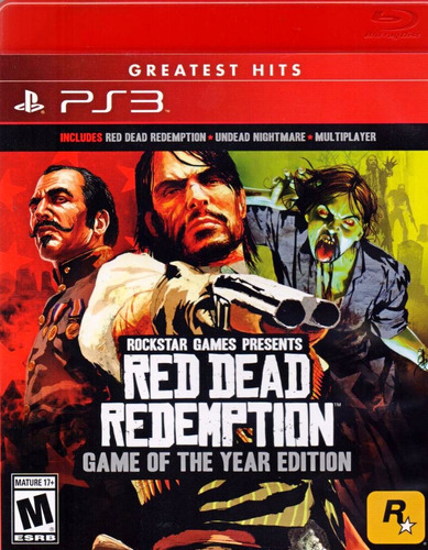 Red Dead Redemption Playstation 3 Ps3 Edicion Juego Del Año