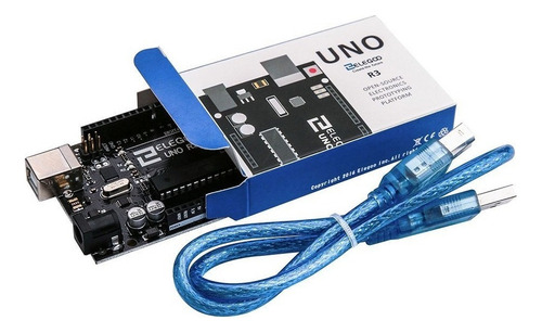 Elegoo Uno R3 Junta Atmega328p Atmega16u2 Con Cable Usb Para