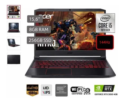 Laptop Gamer Con Rtx 3050 Y 144hz MercadoLibre