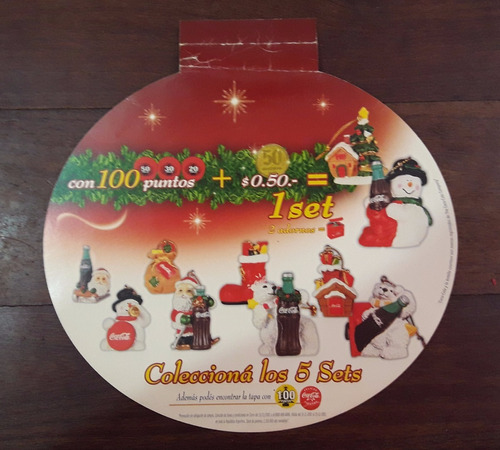 Cartel Coca Cola Promo Navidad 2001 Original