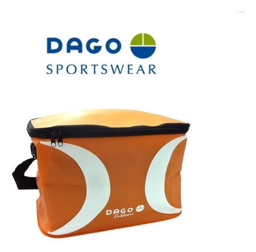 Bolso Impermeable Con Tapa Flexible Dago Con Cierre Amarillo