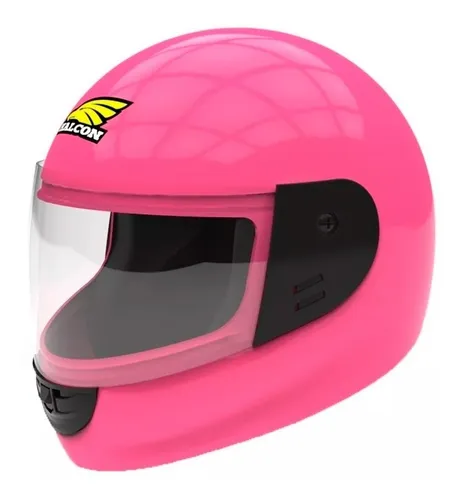 Casco para moto integral Halcon H5 Kids rosa talle XS