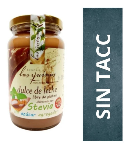Imagen 1 de 7 de Dulce De Leche Las Quinas Sin Azúcar Con Stevia X 450g