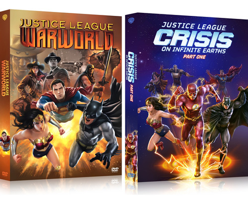 Box Liga Da Justiça Mundo Bélico + Crise Nas Infinitas Terra