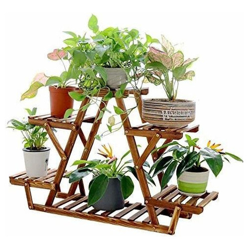 Unho - Soporte Triangular Para Plantas, 23 Pulgadas De Alto,