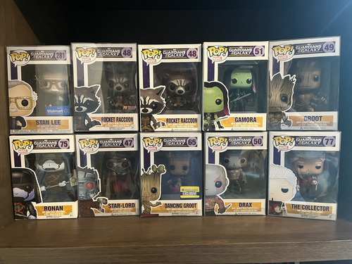 Funko Pop Guardianes De La Galaxia Set 10 Figuras (Usado)