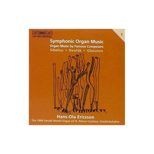 Sibelius/dvorak/glazunov/ericsson Symphonic Organ Music Cd