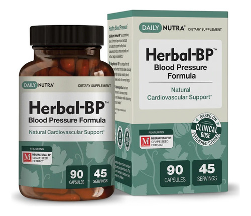 Daily Nutra Herbal-bp  Blood Pressure Formula 90 Cápsulas