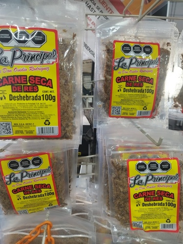 Pack 2 Carne Seca De Res La Principal 100g C/u Montemorelos