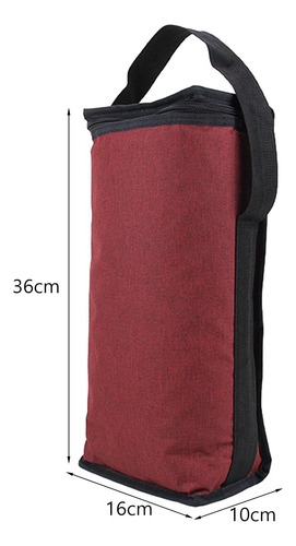 Bolsa Enfriadora De Vino, Manga Roja, Bolsa De Asas Para