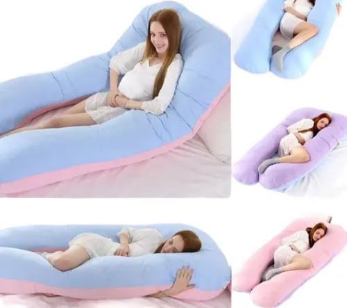 Almohada cervical hinchable con forma de herradura para viaje