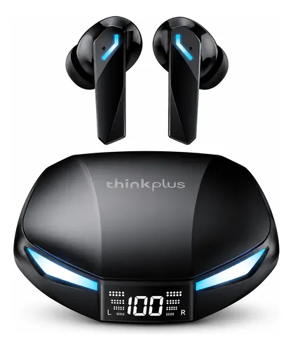 Fone Bluetooth 5.4 Lenovo Xt53 Pro Max Preto Led Azul Preto