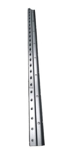 Riel Metálico Galvanizado Cortina Pvc 1.2m Refrigeracion