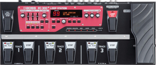 Pedalera Boss Rc-300 Loop Station Looper Triple Stereo Rc300